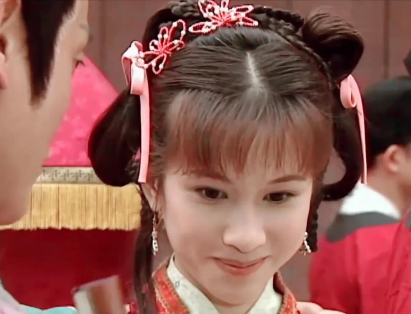 港台女星古装头饰,港剧古装小辫子发型