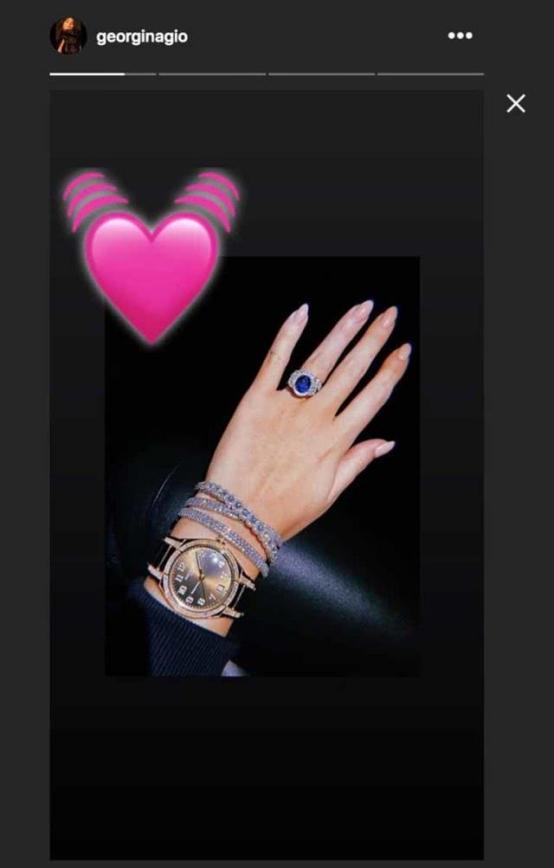 c罗带乔治娜戒指,c罗送乔治娜多少戒指