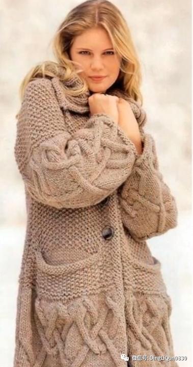 春秋针织女装长款开衫外套,加肥加大针织开衫外套长款