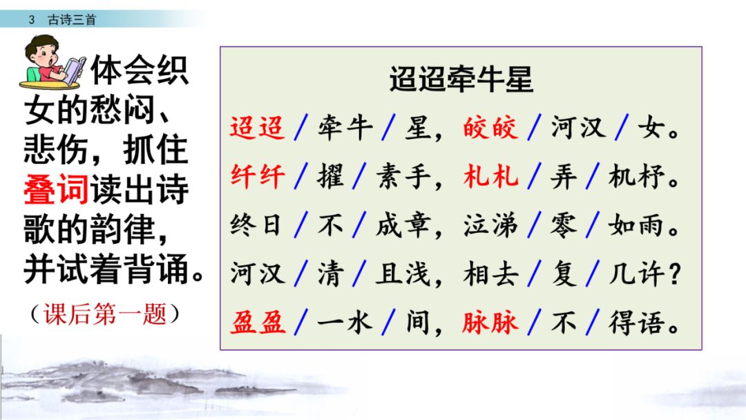 六年级下册10古诗三首ppt完整版,部编版六年级下册第三课古诗图解