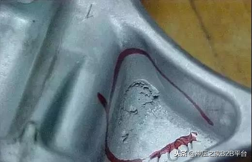 铝压铸缺陷100例,铝压铸常见缺陷粘模