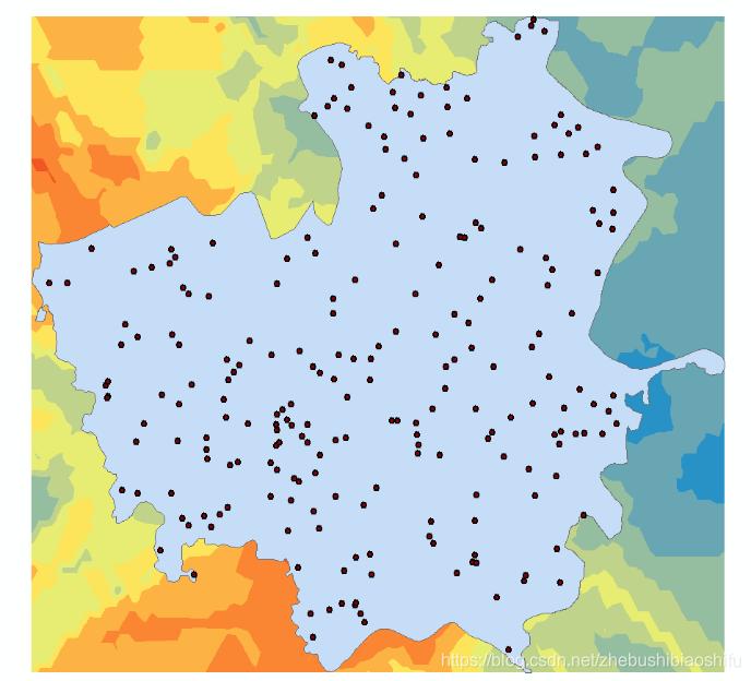 基于ArcMap的回归克里格与普通克里格方法插值与结果对比分析