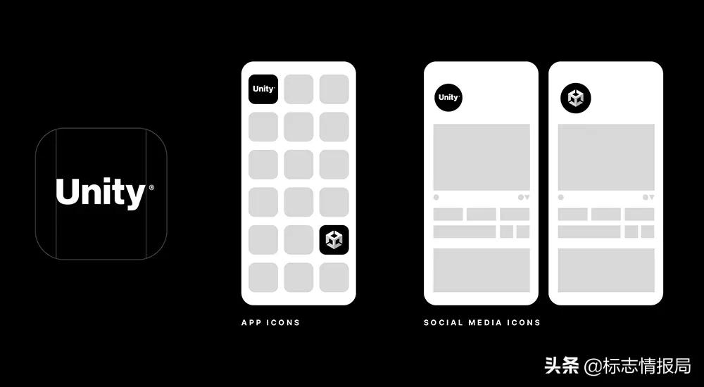 unity的logo,3d统一发光字logo
