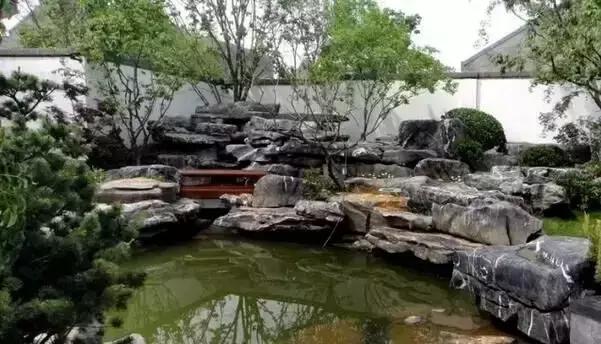 庭院盆景石头摆放图片,用什么摆放石头盆景好风水