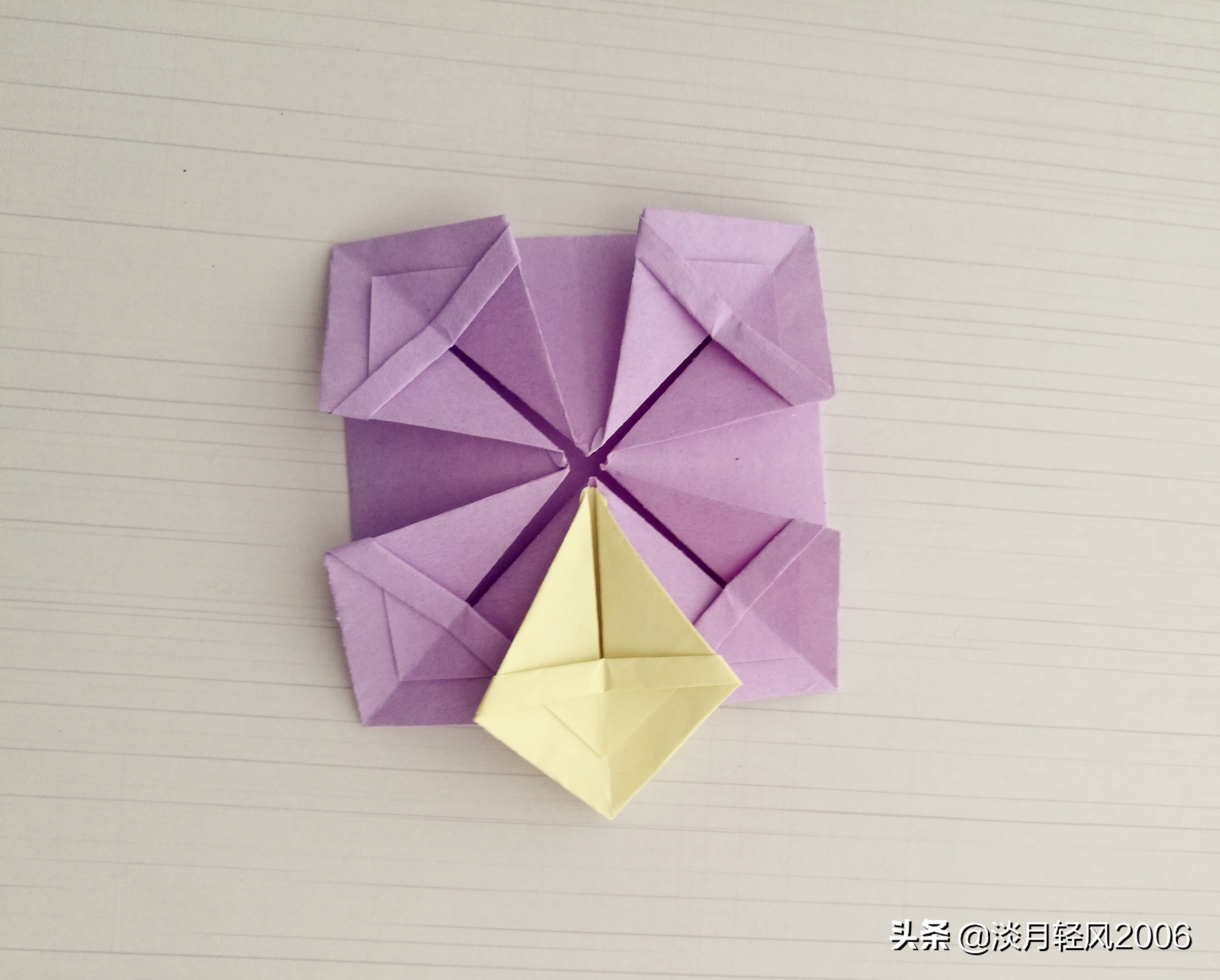 小花篮的折法手工,自制可爱的小花篮折纸