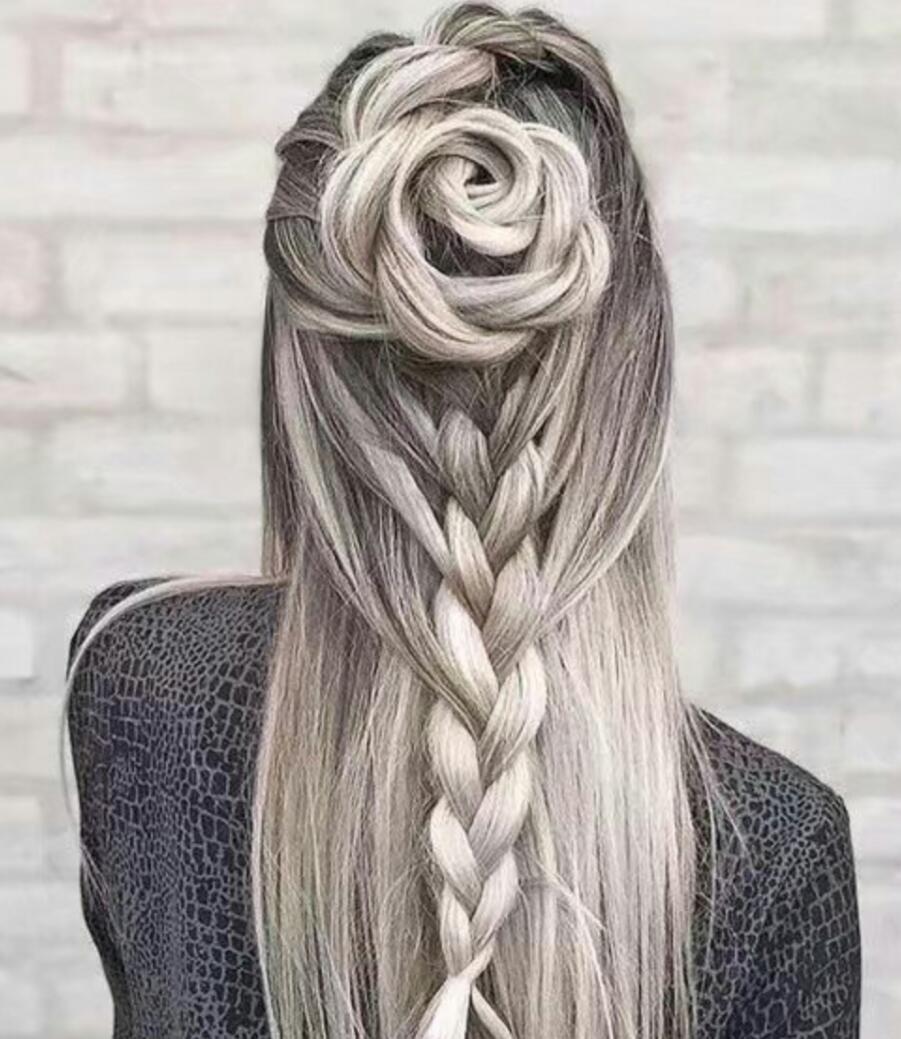 时尚新潮小公主发型扎法图,怎么扎可爱的又美丽的公主发型