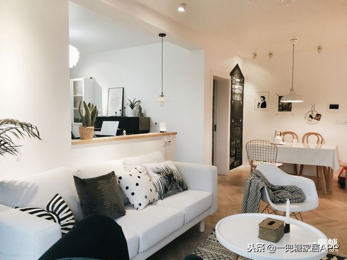 133平复式跃层北欧风设计,北欧复式小户型133平方米