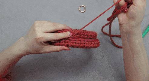 编织小香风材料包,手工diy小香风包编织教程