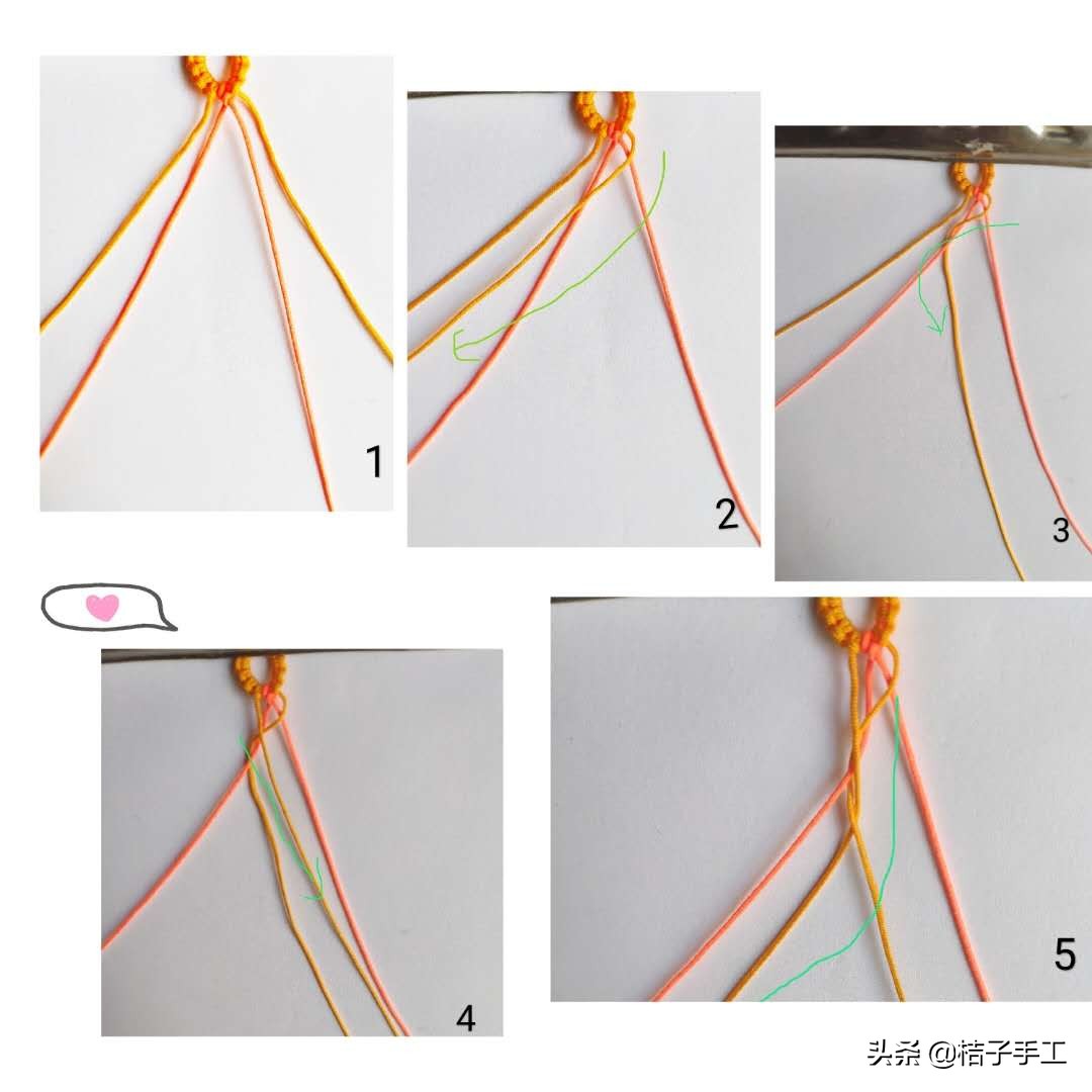银饰弯管手链教程,足银双孔手链穿绳教程