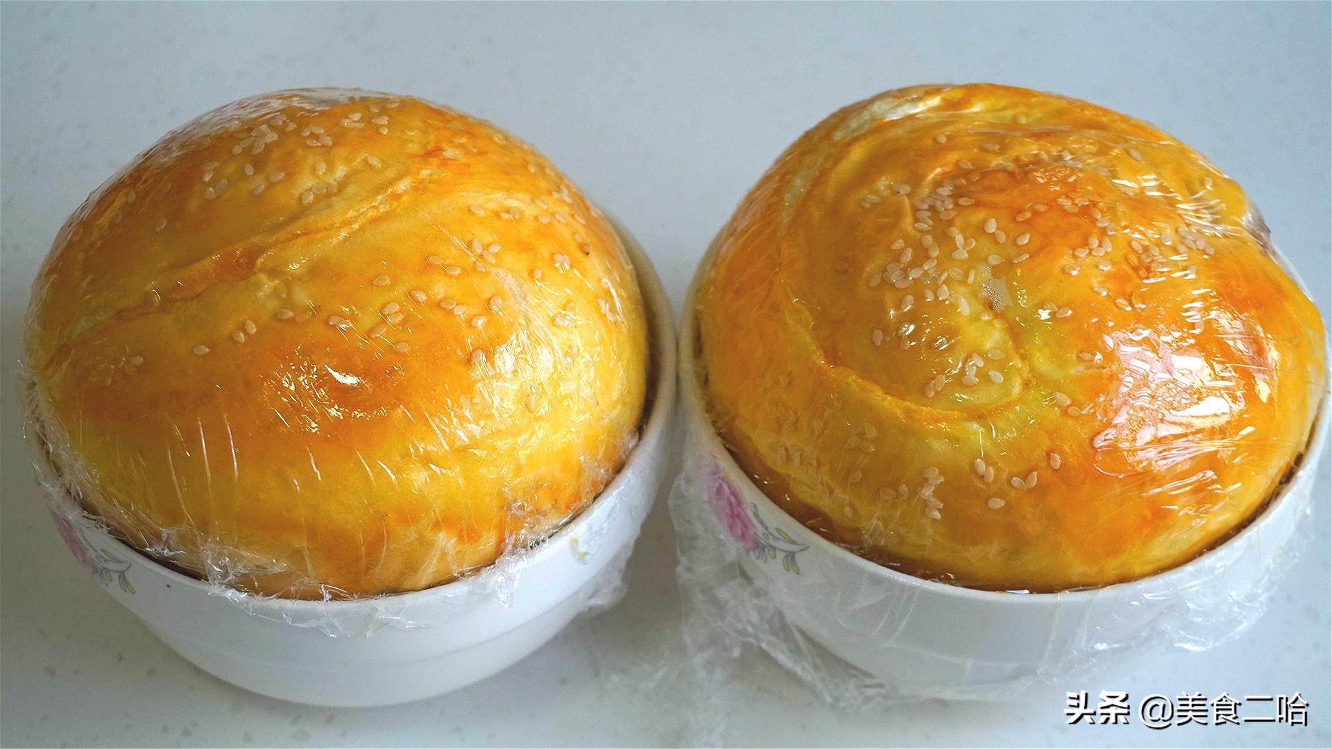 蒸面包不塌不回缩的诀窍,家里没饭了做个饼