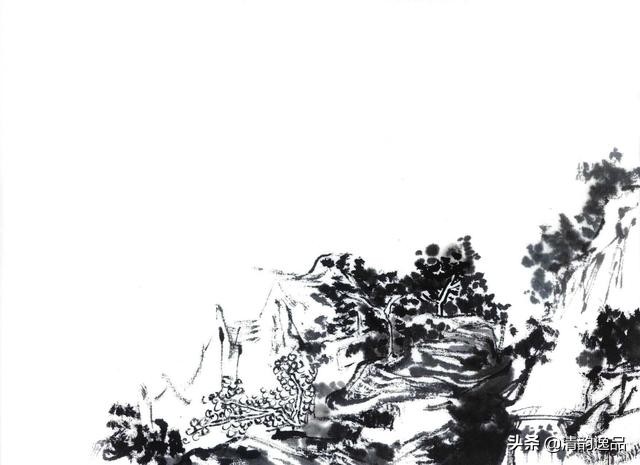 简单零基础的山水人物画手绘教程,儿童山水画10-12岁国画范画