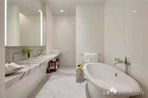 纯白色的天然石材,永不过时的天然石材