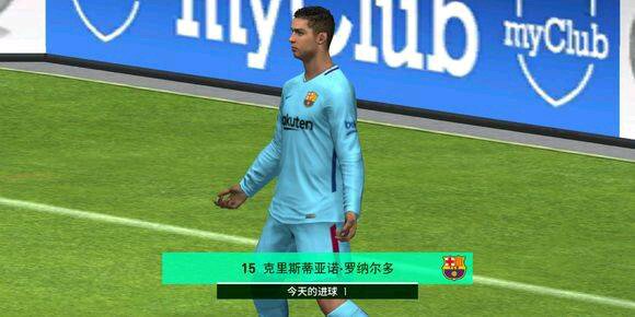 实况足球高光c罗闪耀5次,实况足球庆祝动作c罗跟内马尔