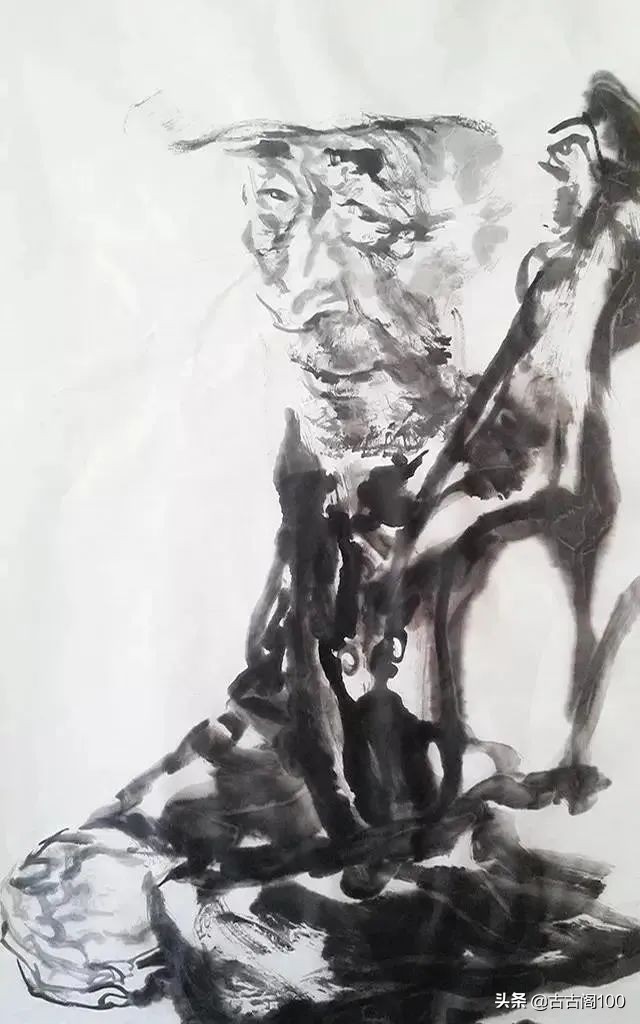 意笔人物高手蒋雪平