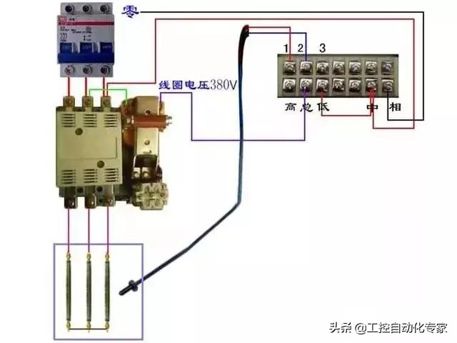 电表上断路器怎么接线真实图,单相电表与三相断路器接线图