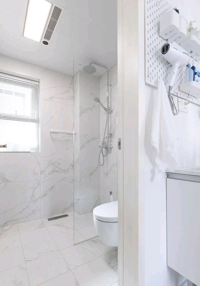 1.6平方卫生间太小怎么干湿分离,卫生间太小贴灰色砖太暗怎么补救