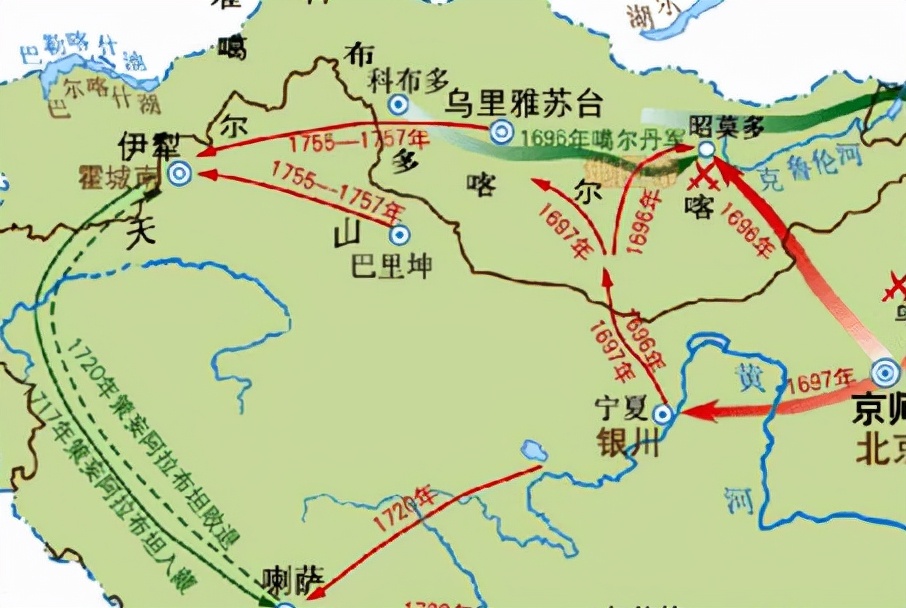 为何准噶尔汗国选择与清朝死磕,为什么清朝与准噶尔汗国打几百年