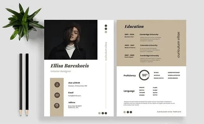 如何制作一份极简简历模板,优质简历模板怎么制作