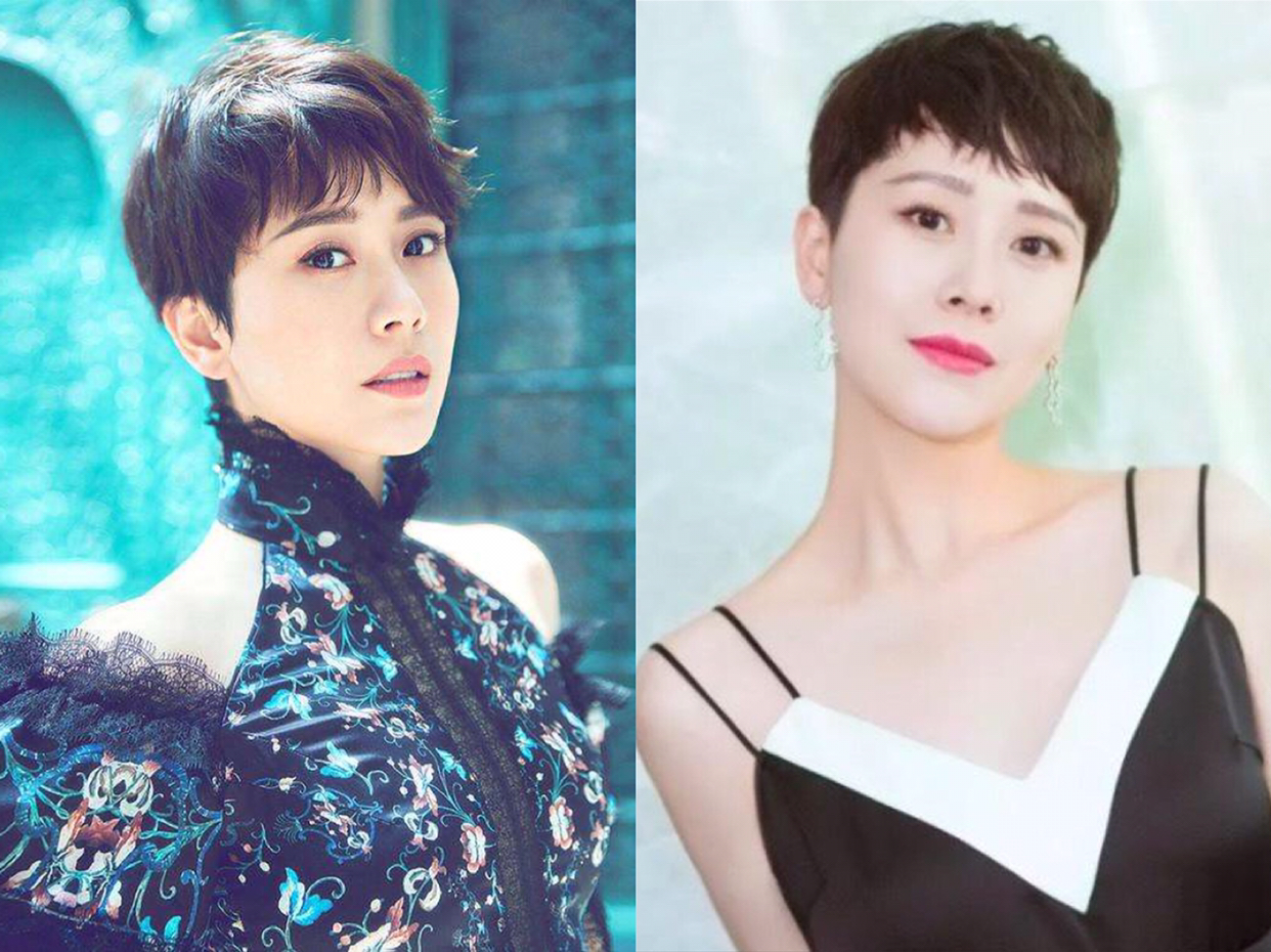 圆脸适合的短发发型孙俪,方脸适合的发型短发孙俪