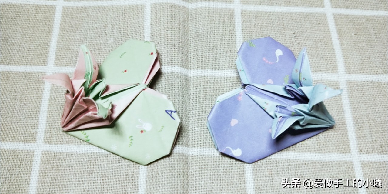 一束花朵手工折纸百合,百合折纸花朵折法图解