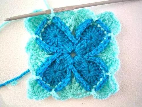 轮胎毛毯编织教程,床上毛毯编织花样大全