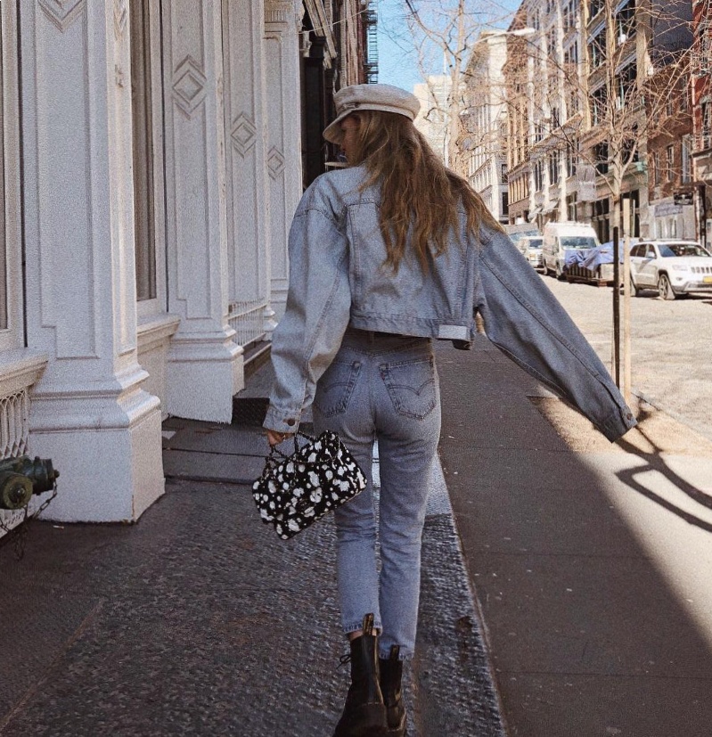 春天的九分裤搭配短靴如何才时髦,街头风帅气裤子