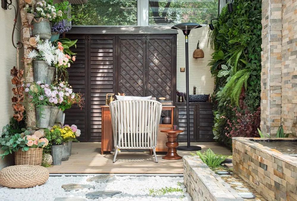 满足你对露台院子养花的梦想,养花种菜小院生活