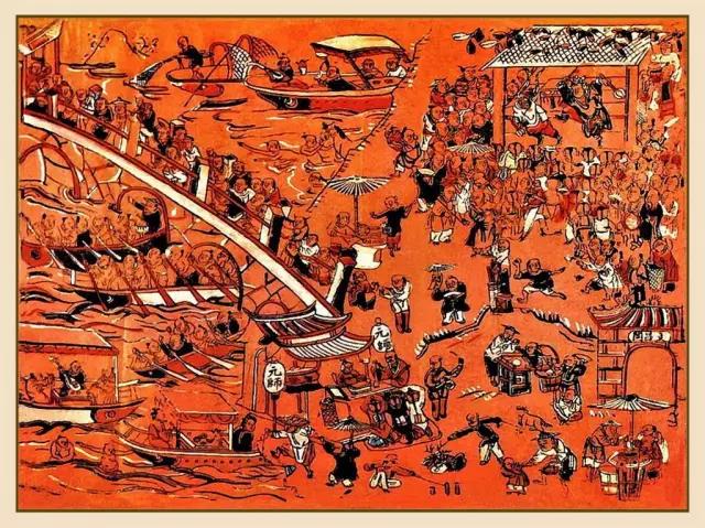 古画里除夕的传说与习俗，好看