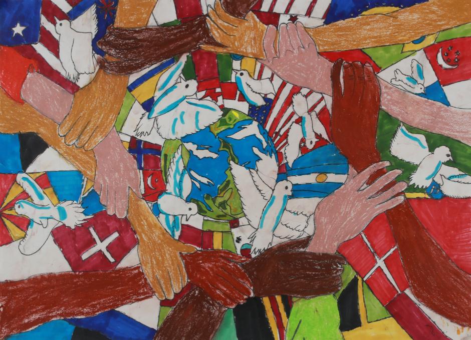 儿童节作品简单又好看,世界上独一无二的六一儿童节作品