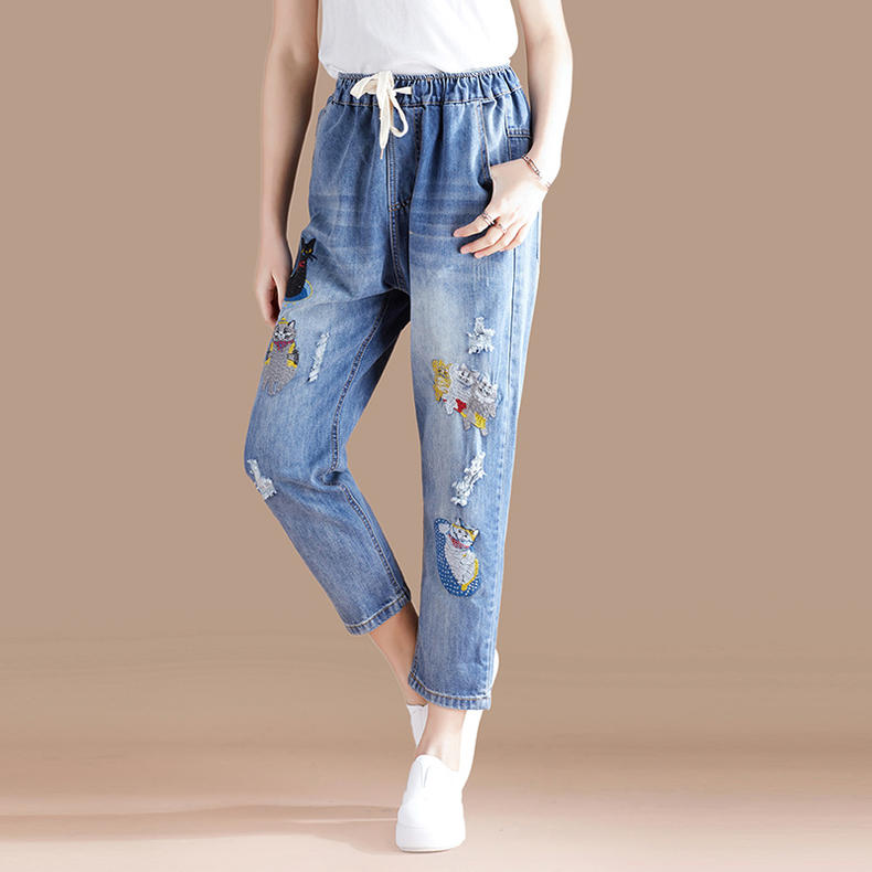 百搭超大码休闲裤显瘦,遮肉显瘦减龄款休闲裤