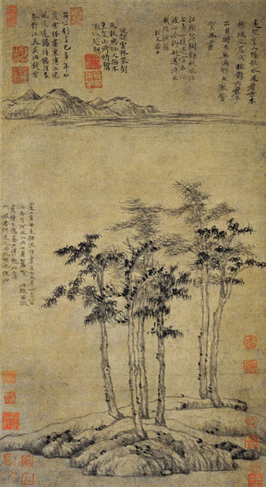 中国传世山水画全集册pdf,五元人民币山水画泰山