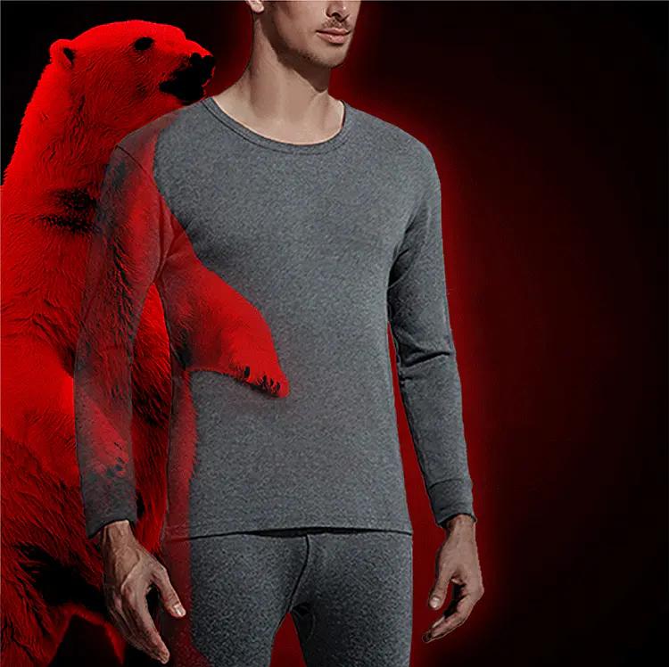 保暖衣女款加绒北极熊,鹅绒做保暖衣