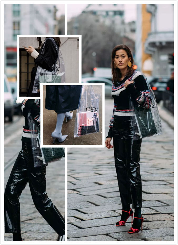 夏天气温太燥，“塑料”姐妹快备一款pvc包包降温