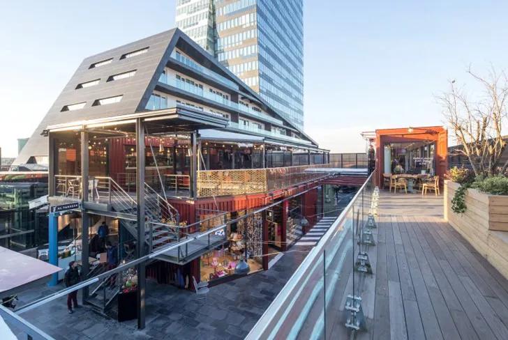 集装箱商业街新模式国外,全球最大集装箱购物中心