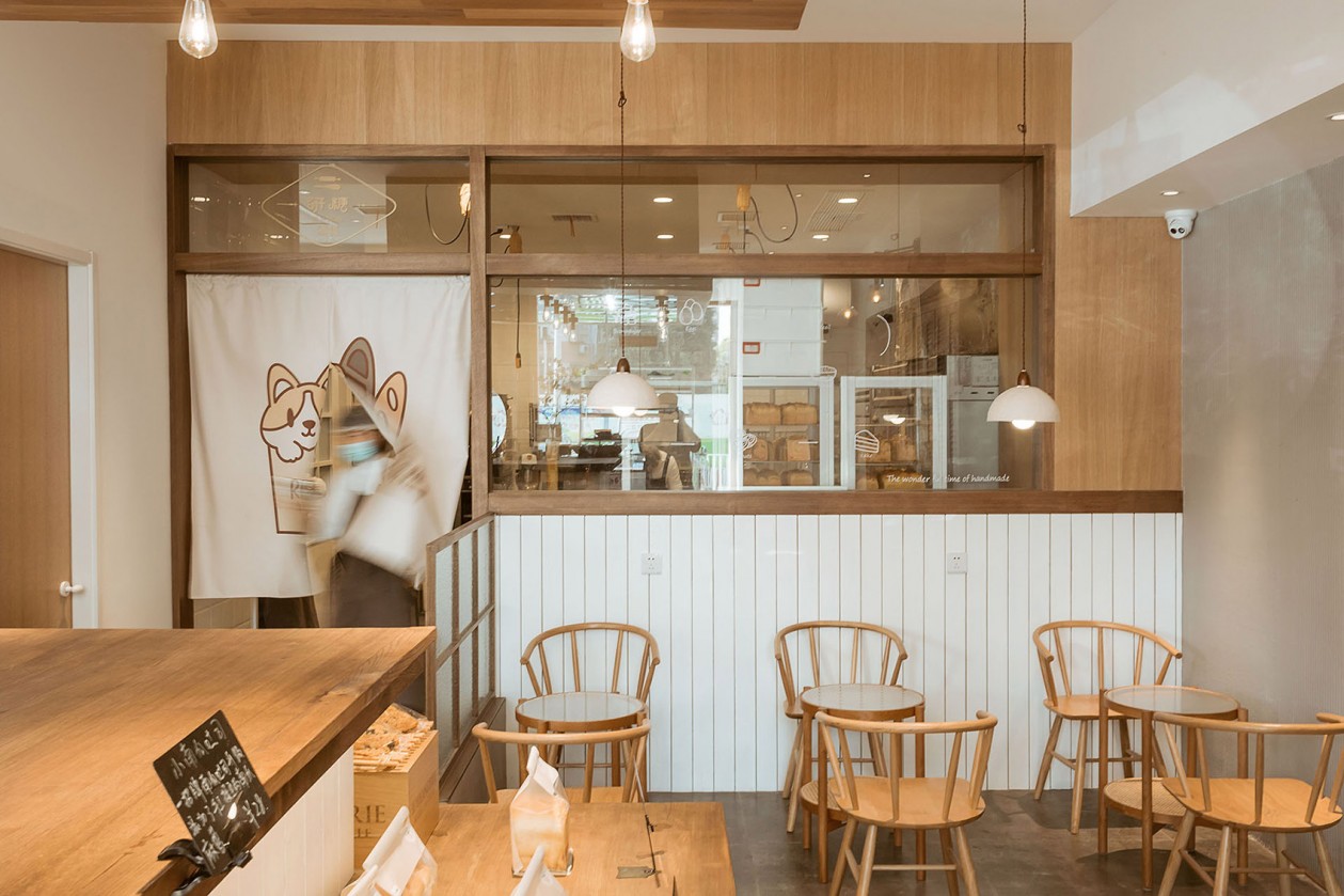 400平方甜品店设计,雅致甜品店设计