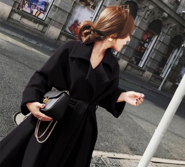 秋冬最流行格子大衣,今冬大衣就是要敞开穿才好看啊