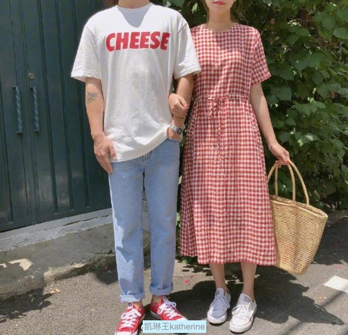 情侣装穿搭高级感整套,情侣装拼接照片