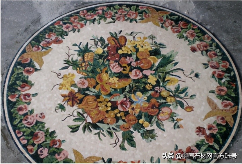 现代简约艺术感大理石马赛克图案,高端石材马赛克效果图