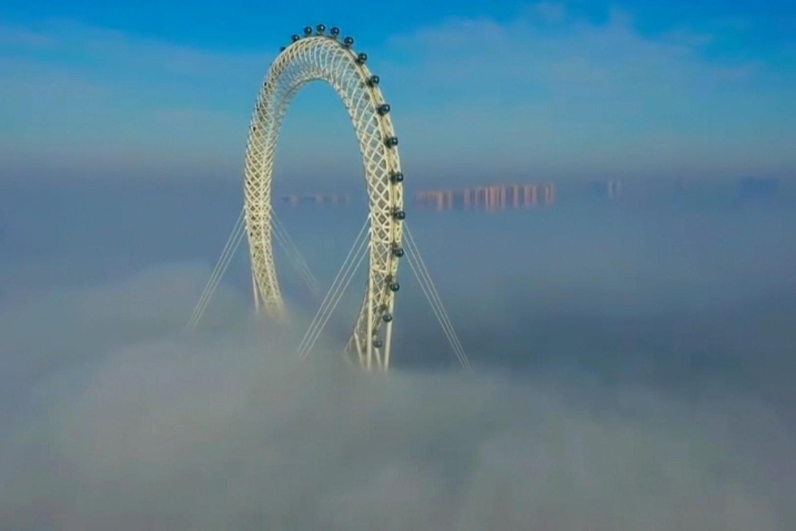 潍坊有一处“亮眼”地标，创下3个世界纪录，网友：好大一只玉镯