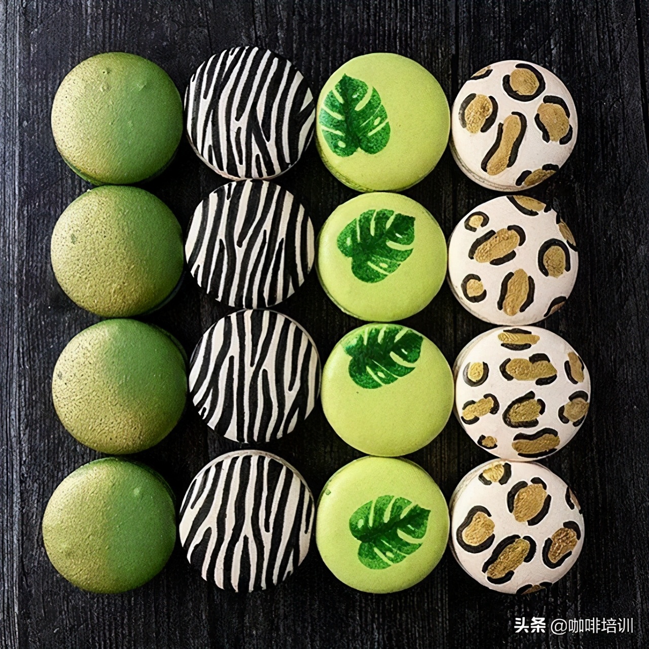 马卡龙法式夹心饼干,法式甜品饼干烘焙教程