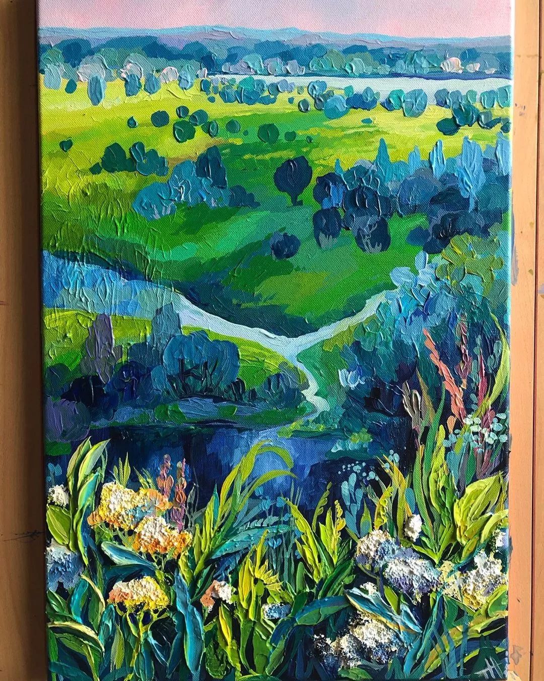 巨幅油画抽象零基础怎样画,油画基础知识油画风景应该怎么画