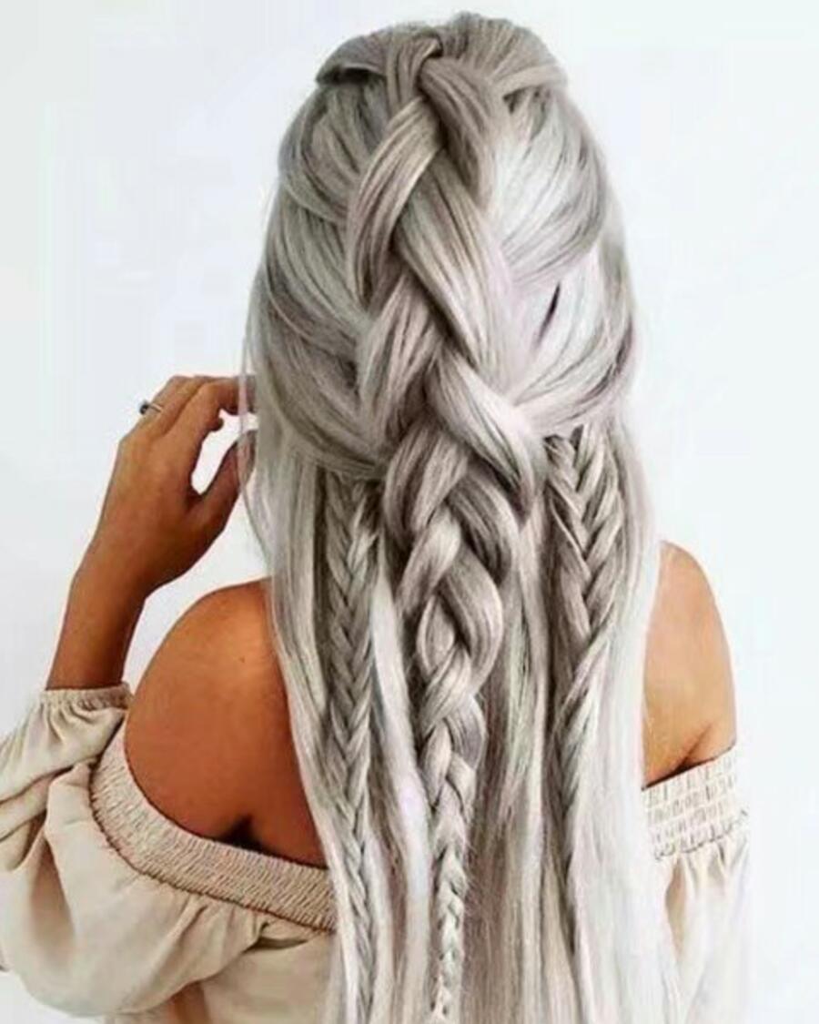 时尚新潮小公主发型扎法图,怎么扎可爱的又美丽的公主发型