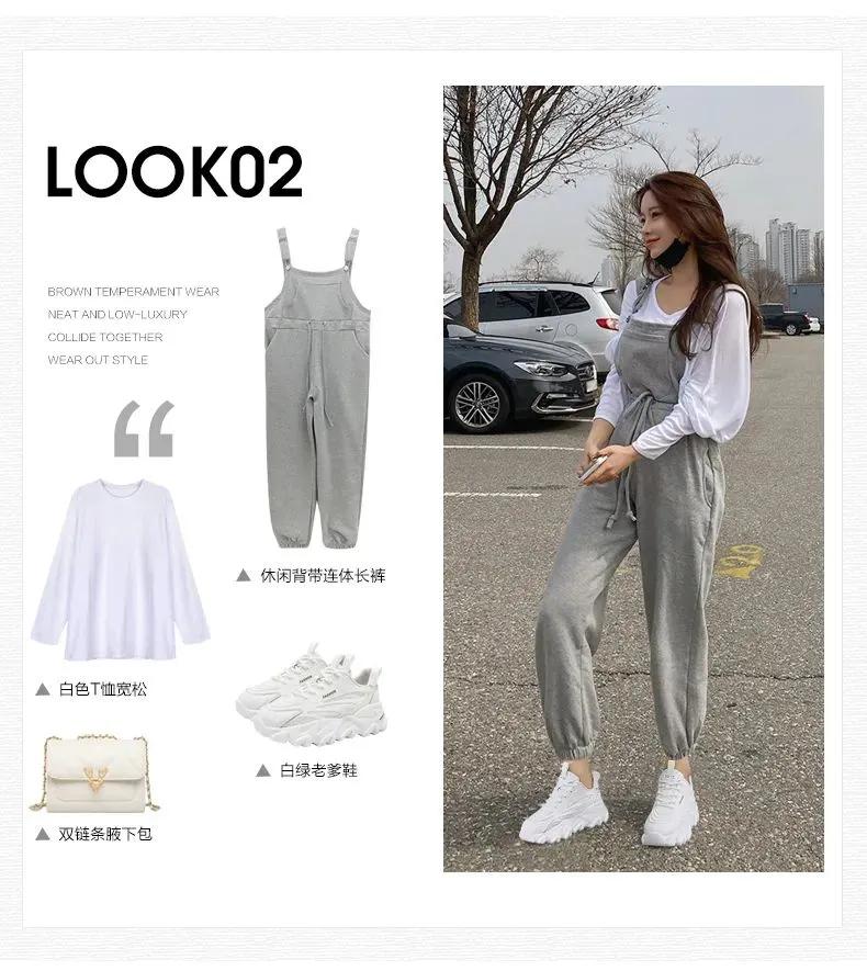 谁说小白鞋土这样穿又酷又美,百搭小白鞋显脚小高级感新款