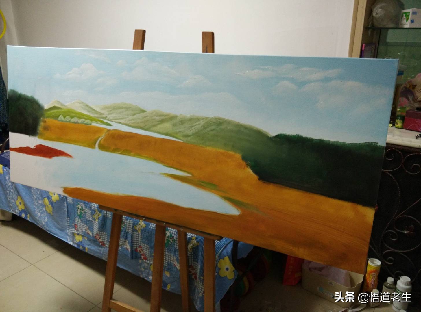 从零开始学会画简单的油画,一日一画零基础油画入门