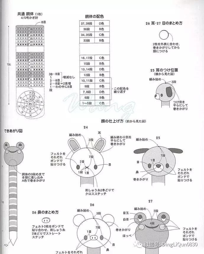 玩偶球球帽编织,保龄球花样编织方法