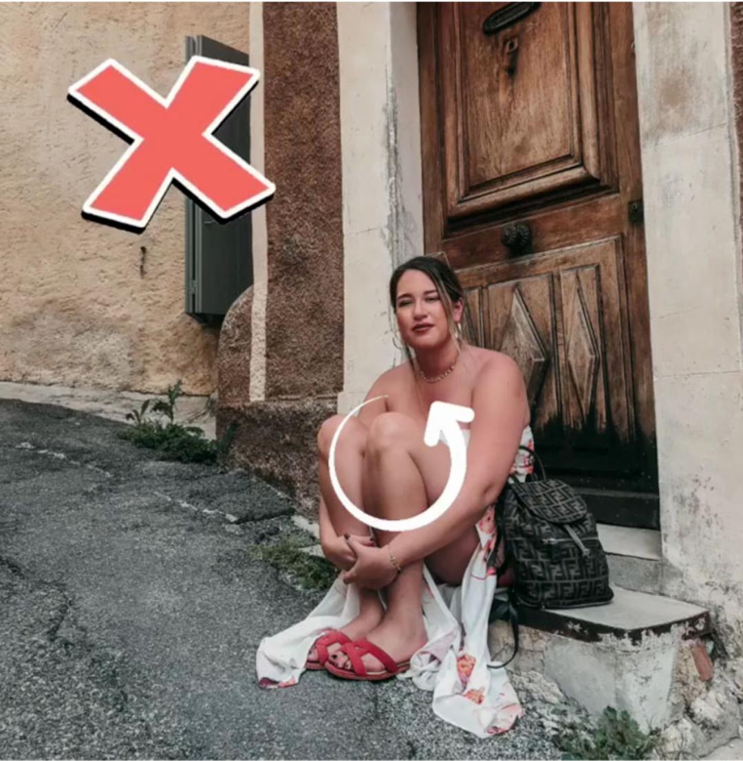 最好看又不显胖的拍照姿势,拍照怎么摆pose不显胖