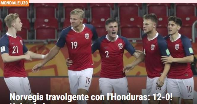 挪威出局欧洲杯,2019世青赛挪威小组赛