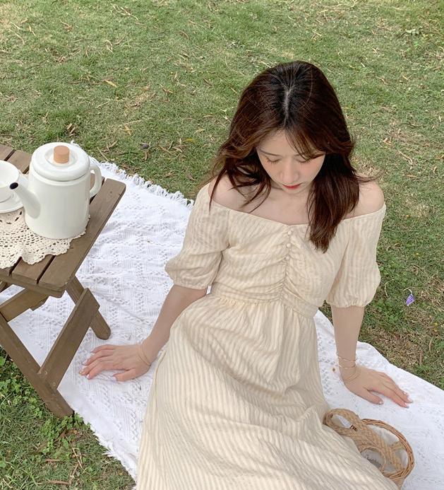 适合小个子的仙女长裙,仙女风夏日长裙穿搭