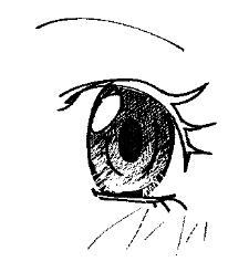 如何画正侧眼睛简单的方法,怎么画眼睛真正的眼睛用铅笔画