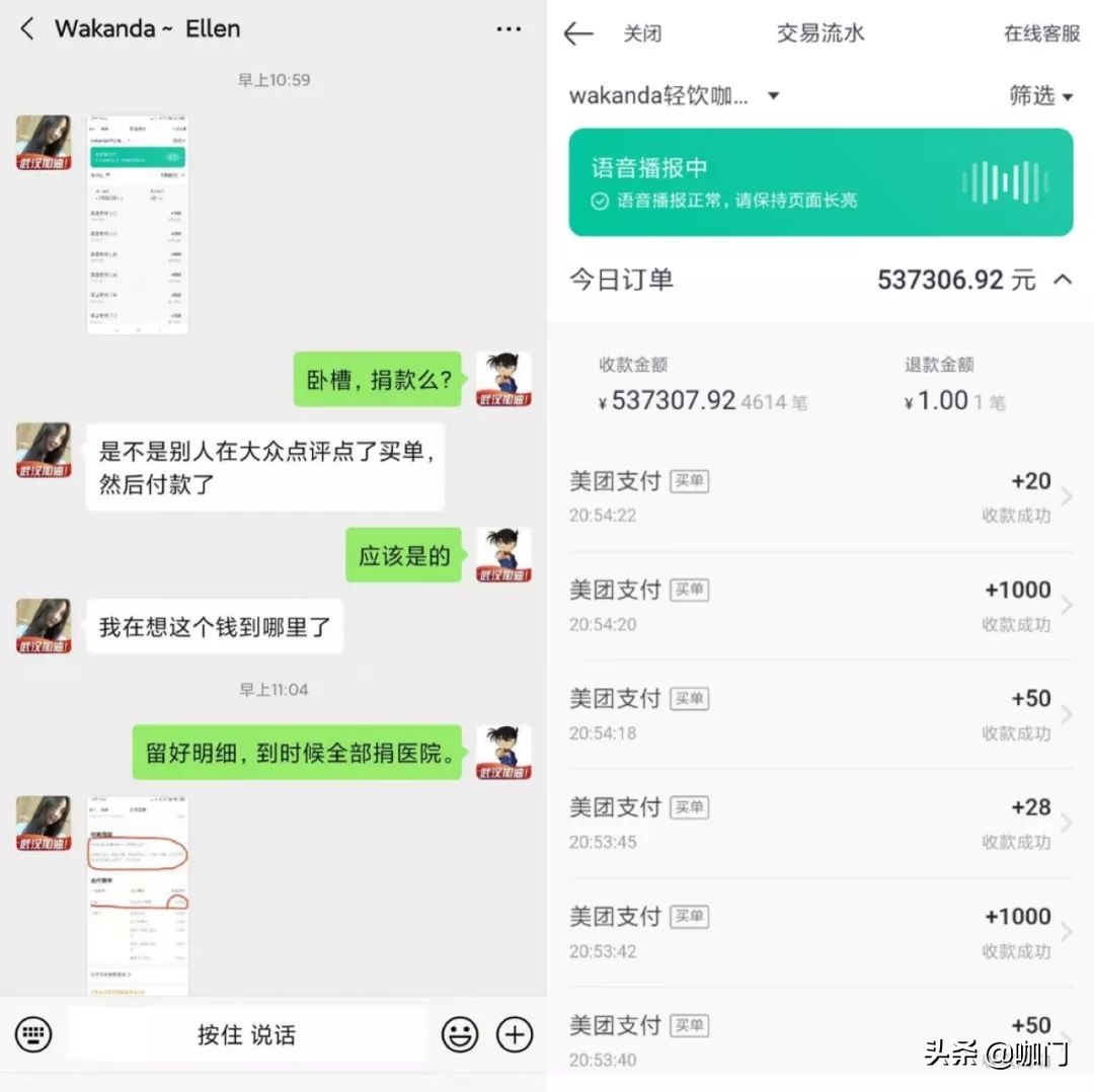 被全网曝光！武汉这个咖啡馆，竟收到53万捐款